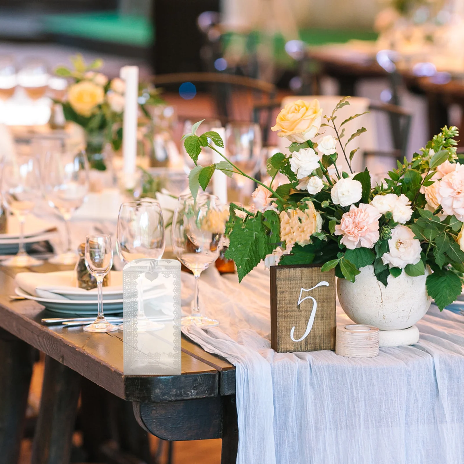 

10Pcs Transparent PVC Boxes Rectangular Candy Jars for Birthday Baby Shower Bridal Shower Sugar Treats Display Holders