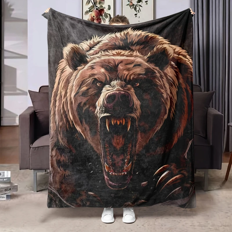 Nebula Dark Black Horse Oil Art Throw Blanket,Soft Bed,Couch Layer,Birthday Anniversary Home Casual Tribute