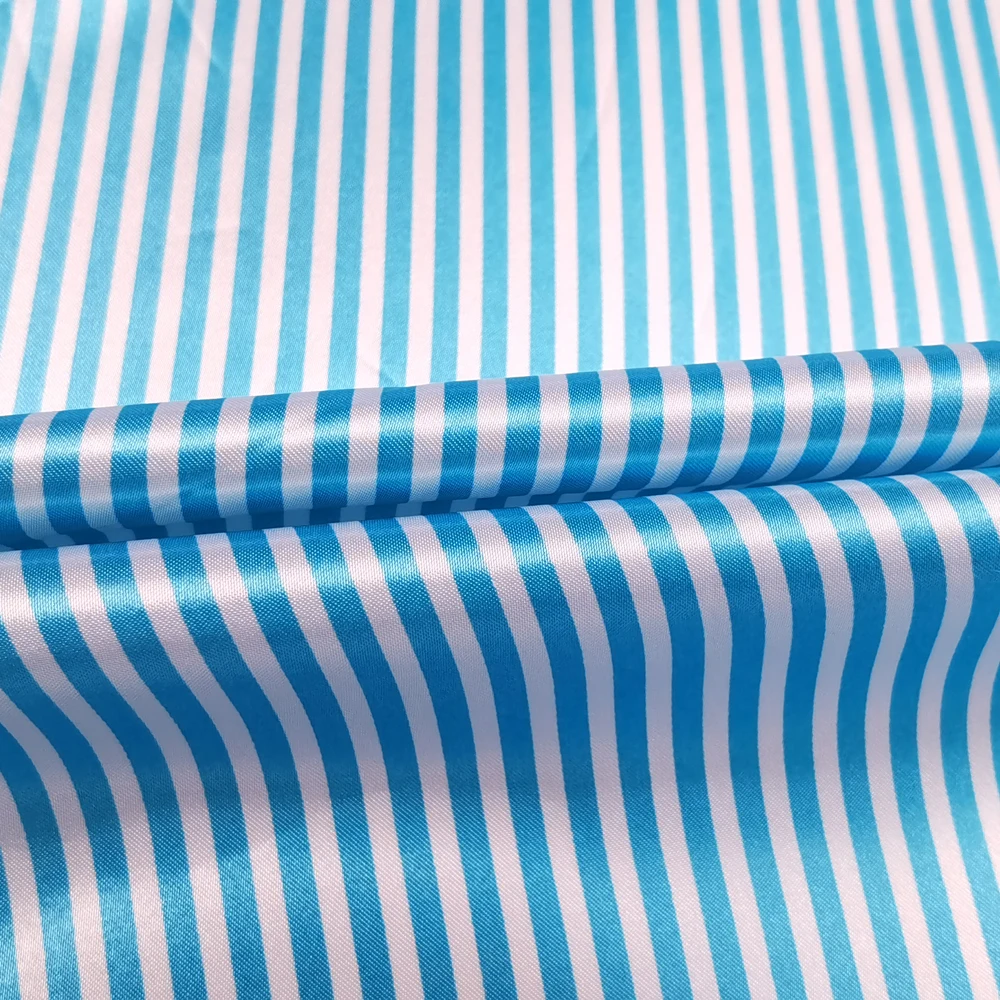 Satin-Stoff 58 Zoll Breit | 2 Meter | 5 Meter | Gestreiftes Material Futterstoff Seidiger Satin Großhandel – Detail 30