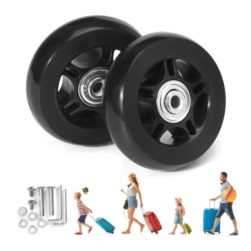 Flexible Swivel Wheel Luggage Wheels Heavy Duty Wheel Suitcase Trolleay Casters