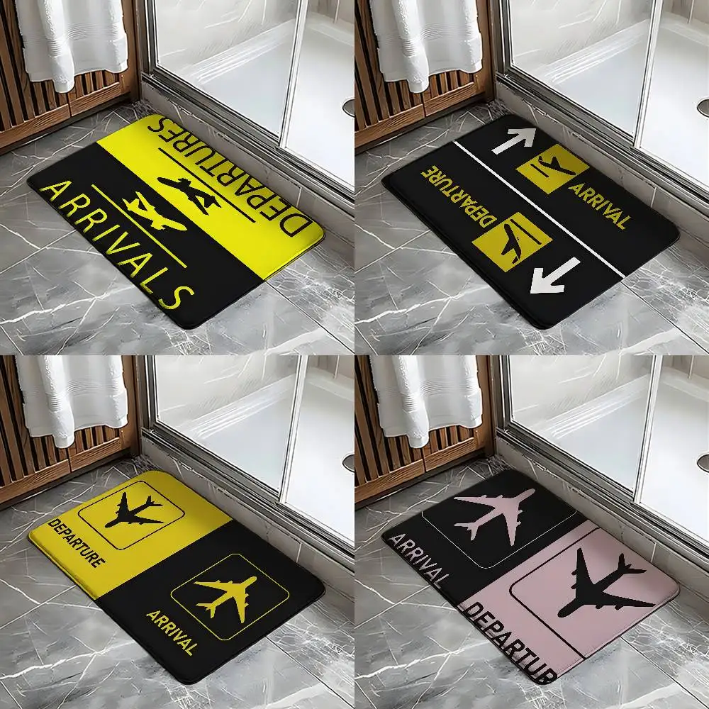 O-piloto capitão listras tapete da porta da frente tapete de entrada decorações festivas tapete do banheiro anti-deslizamento tapete de entrada capacho