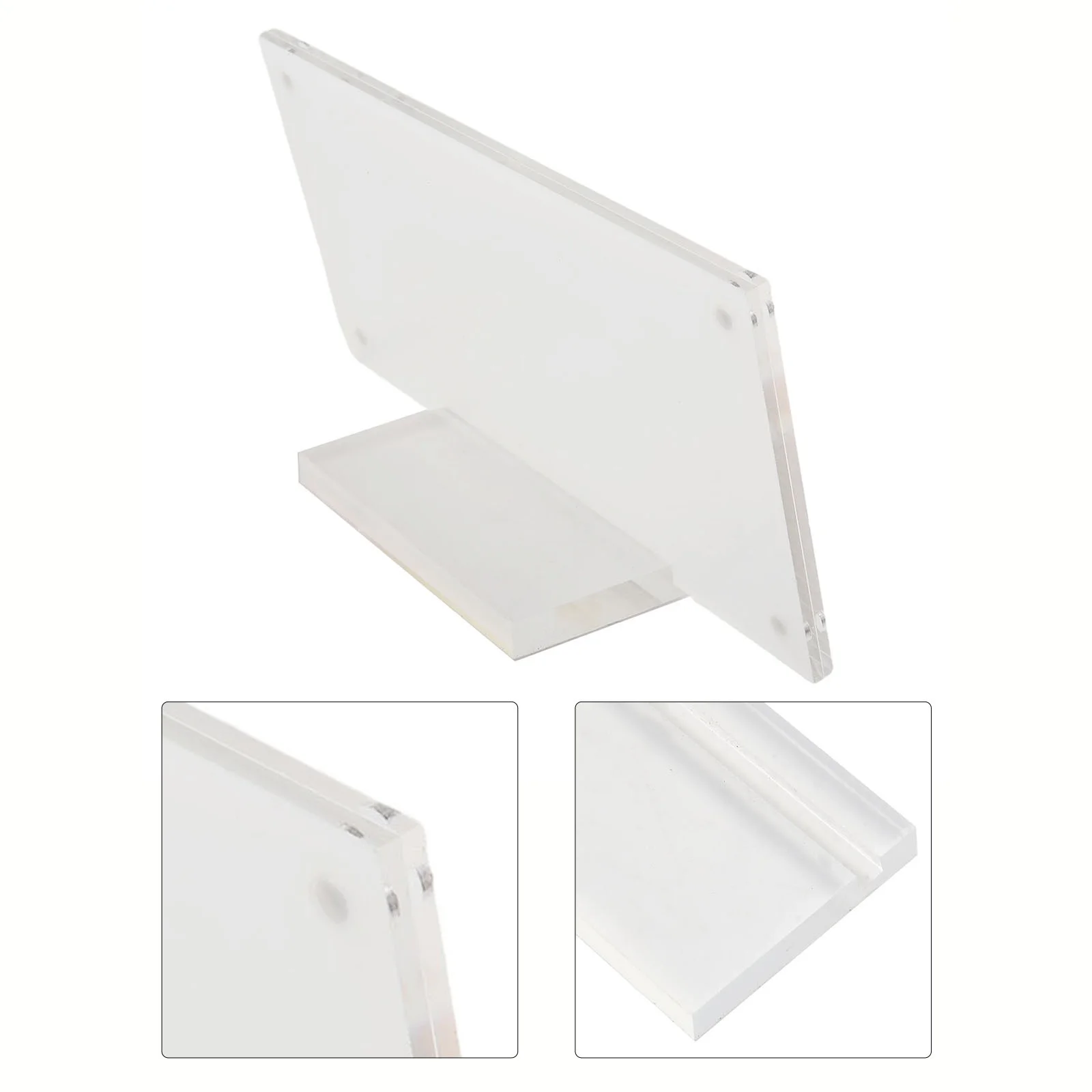 High Quality Photo Frame With Base Card Sign Certificates Desk Display Label Plates Multi-functional Spare Parts
