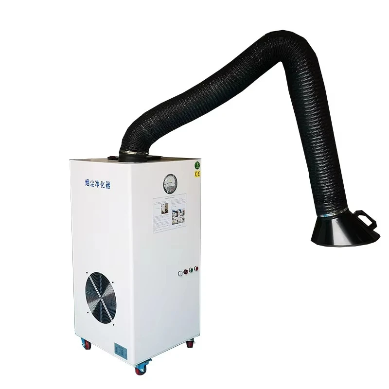 Equipped with a universal suction arm mobile portable industrial dust collector