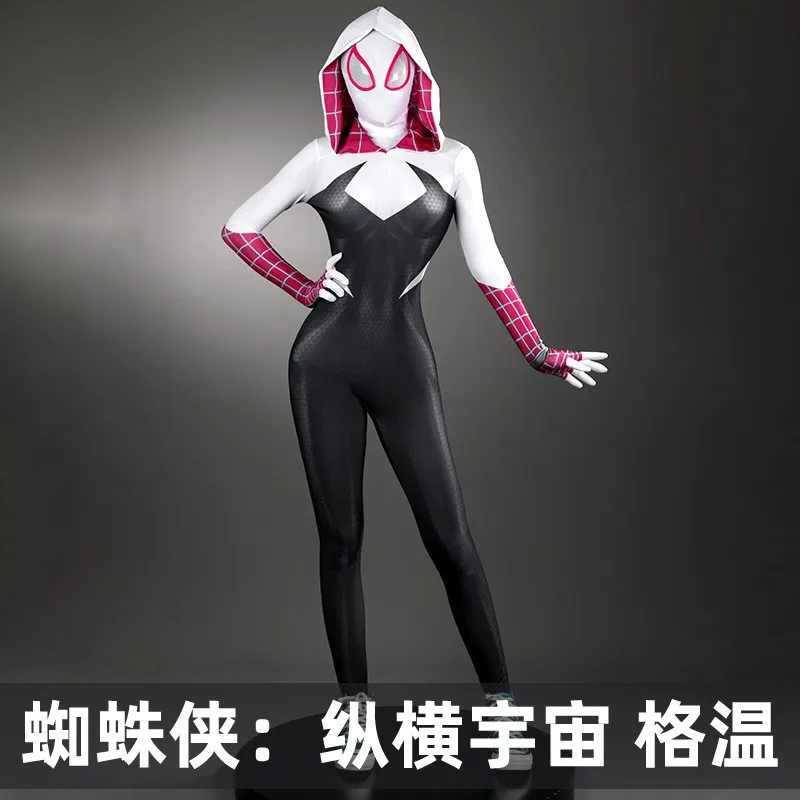 Cosplay Full Set J21041BA Across Spider-Verse Spider-Man Gwen Action Figurine Desk Collectible Anime Model Toys Figures Gift