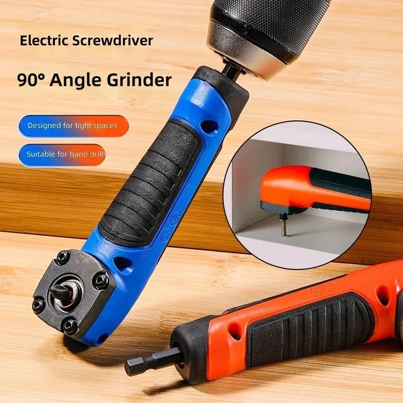 for Electric Screwdriver 90 Degree Right Angle Adapter High Torque Multi-functional Cross Bit Corner Attachment Tool