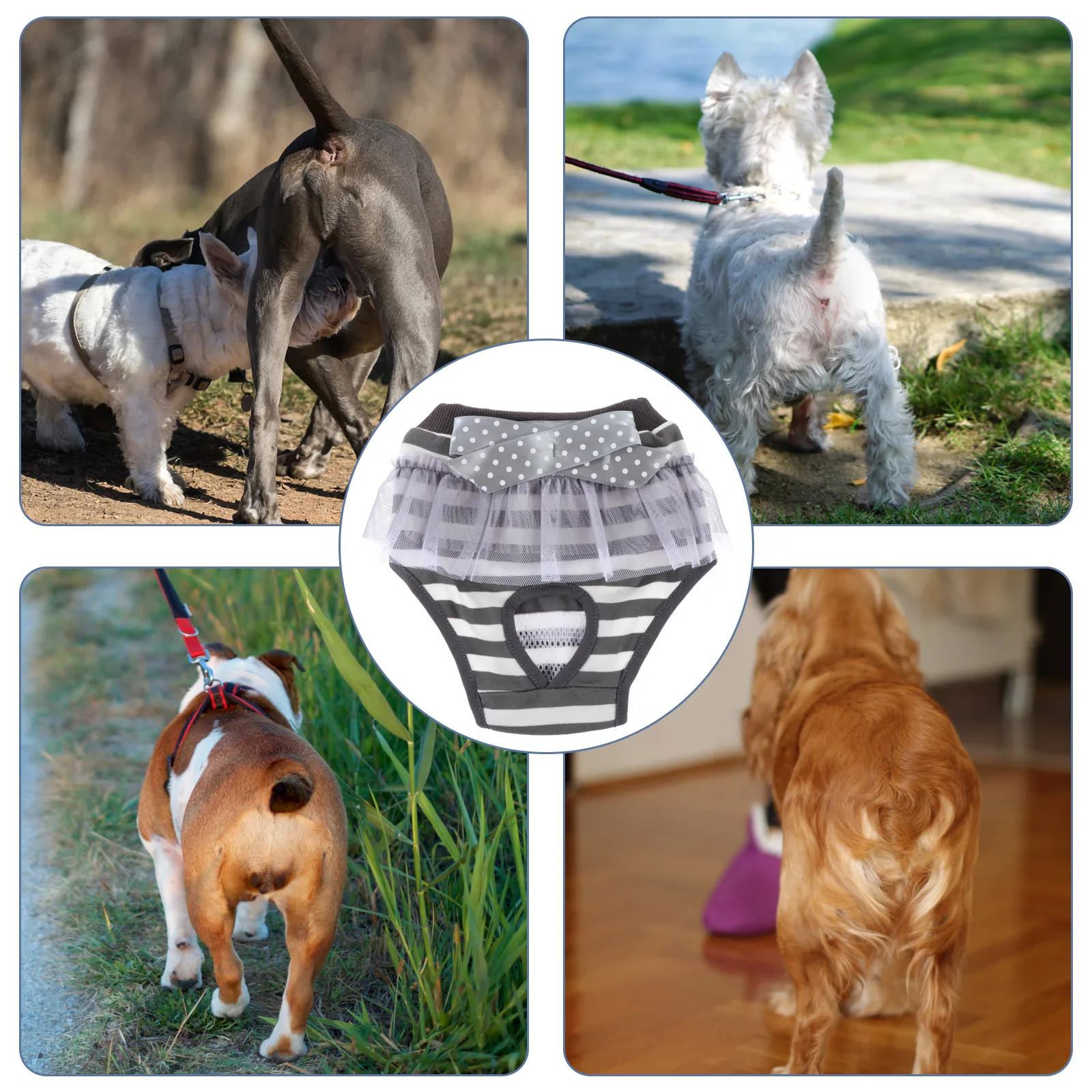 

Pet Physiological Pants Decoration Puppy Supply Doggie Accessory Portable Cotton