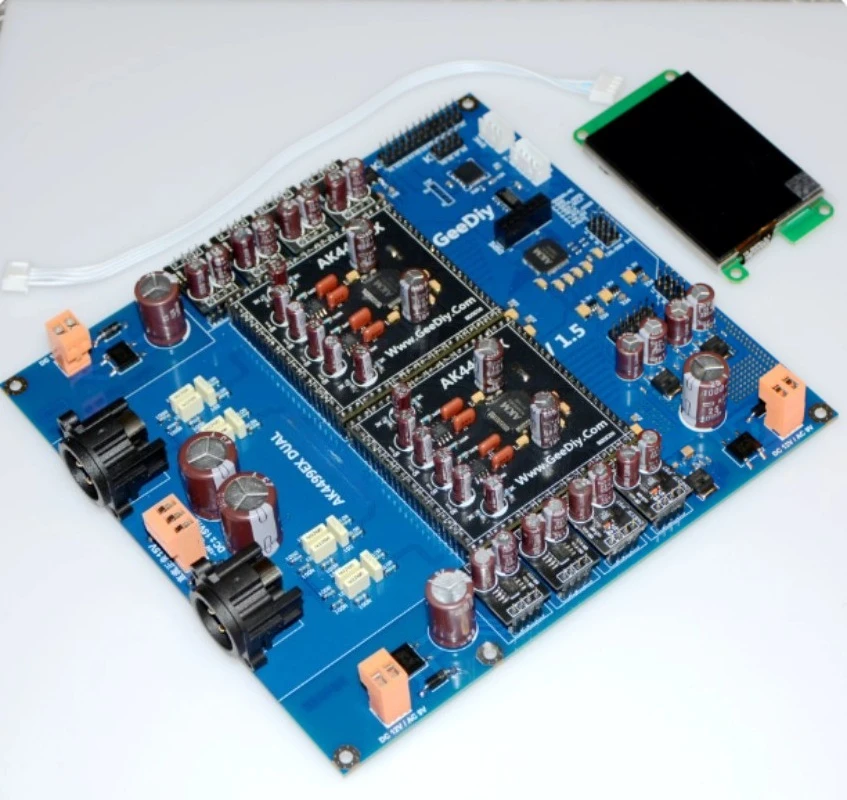 Dual AK4499EXEQ Parallel Output DAC Decoder, I2S DSD Audio Support 32Bit 768KHz DSD1024 Hi-Fi Audio Converter