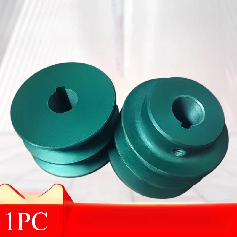 1PC Apply To Pulley Thickened 2 Slots B Type Belt Table Motor Gear Reducer Motor Drive Wheel Triangle Pulley Daquan