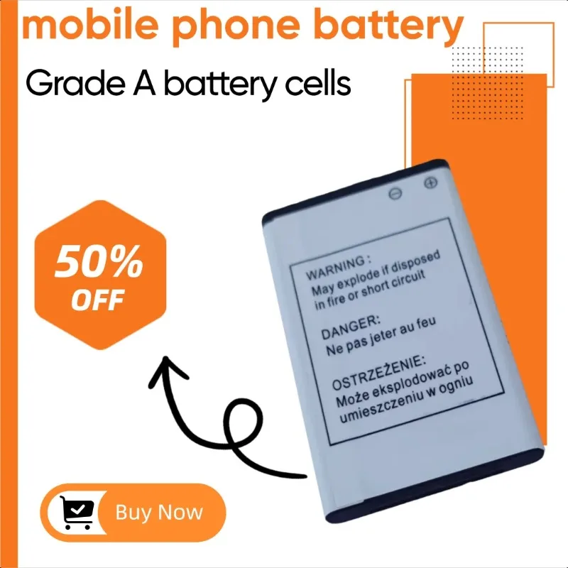 

3.7V 800mAh Mobile Phone Batteries DBR - 800A For Doro 1350 1360