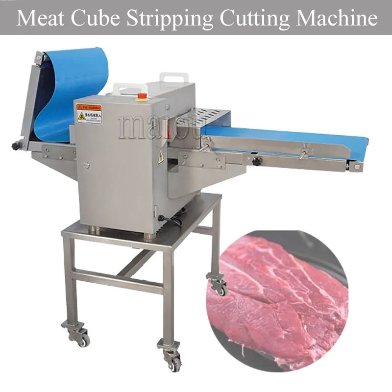 220V Frozen Meat Cutting Machine Commercial Chicken Duck Fish Ribs Fresh Meat Slicing Dicing Machine