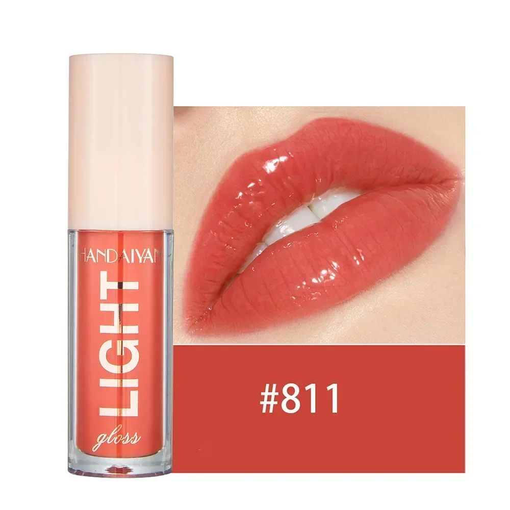 1Pc Spiegel Water Glitter Lipgloss Glanzende Hydraterende Transparante Lipolie Blijvende Heldere Primer Hydraterende Mollige Lippenstift Make-Up