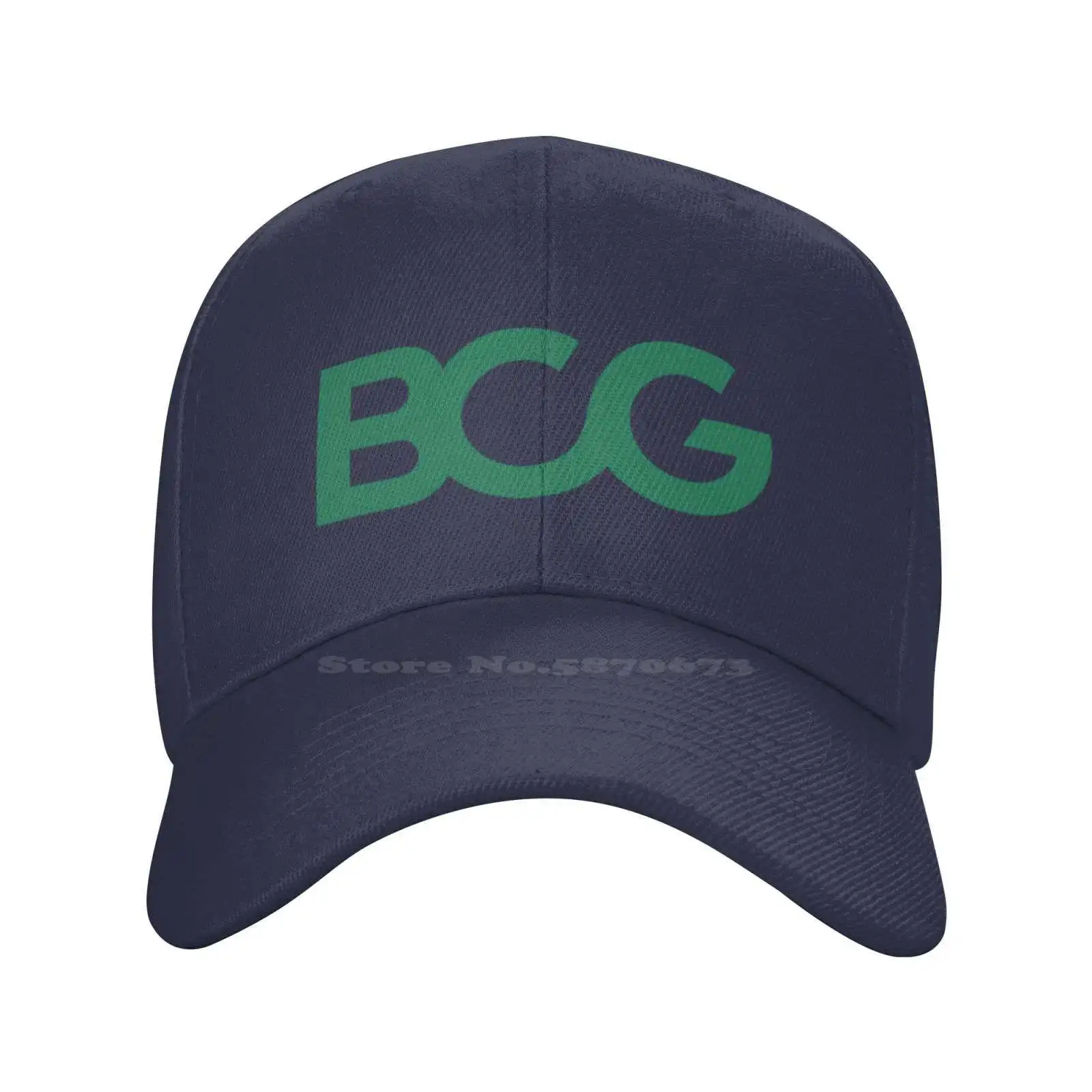 Casquette en denim avec logo BCG, chapeau de baseball, qualité