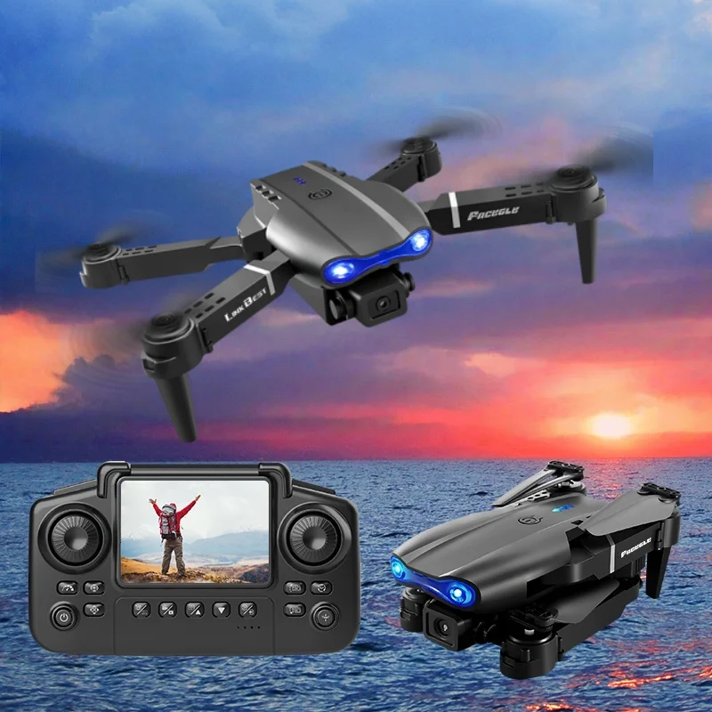 FACEGLE UAV E99 Nova RC Drone Mini Aircraft Foldable Drone Optical Flow Quadcopter Altitude Hold 360° Flip Beginners ideal Gifts view 3