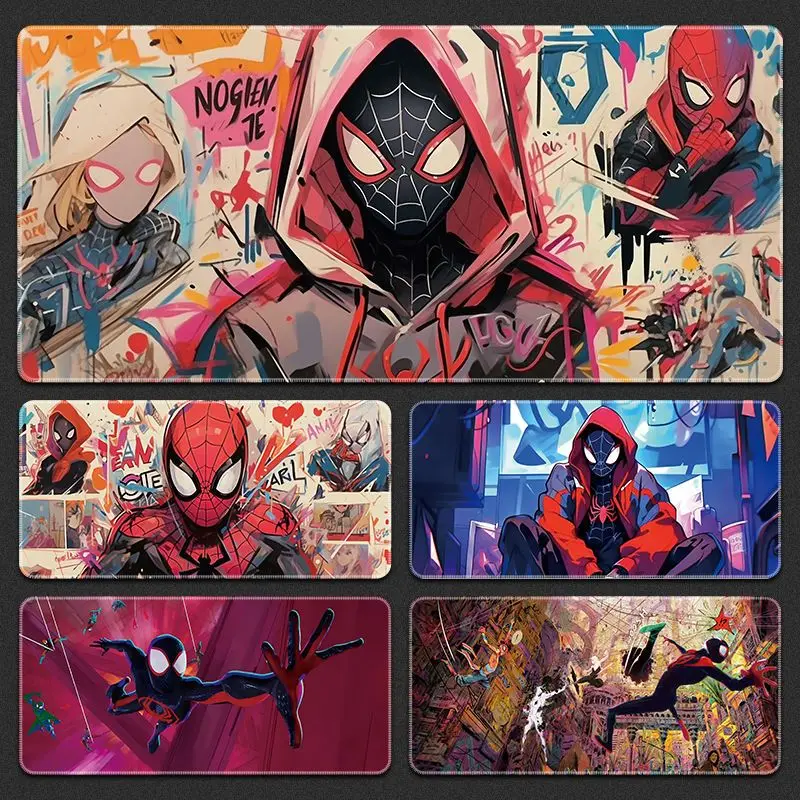 Marvel Avengers anime peripheral Spider-Man mouse pad for boys e-sports laptop keyboard anti-slip edge edge desk mat wholesale