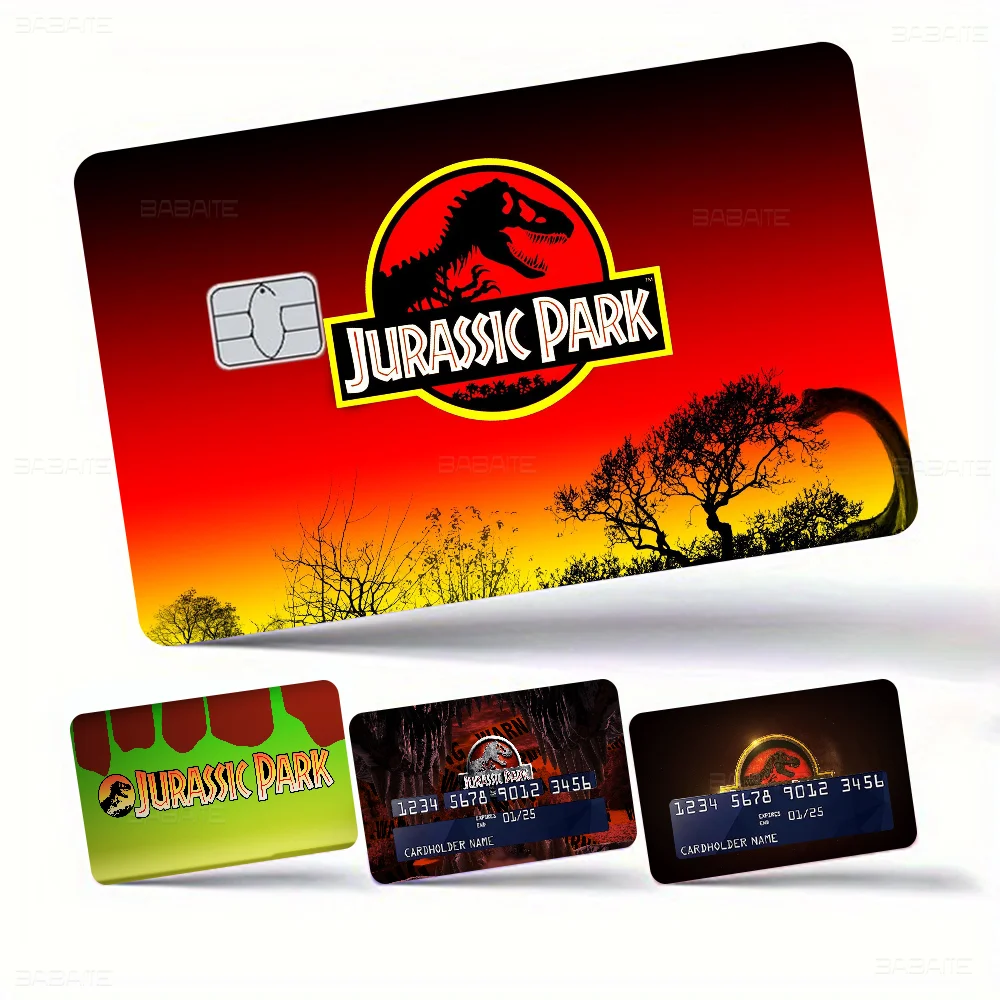 Classic J-JurassicS P-Park Film Different Styles Poker Sticker Film Tape Skin For Credit Card Debit Card Big Chip