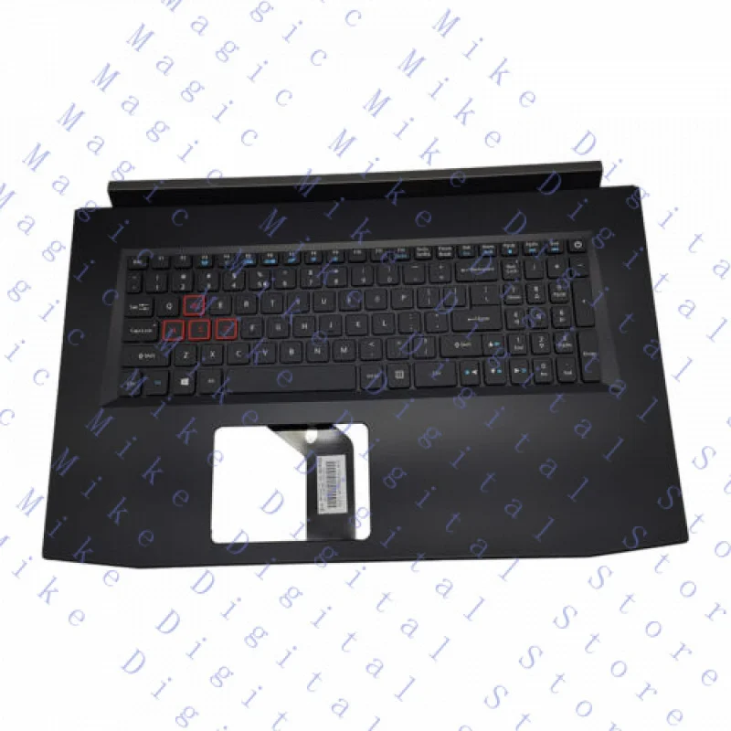 

UU New For Acer Predator Helios 300 PH317-51 Black Palmrest Backlit Keyboard 17.3in