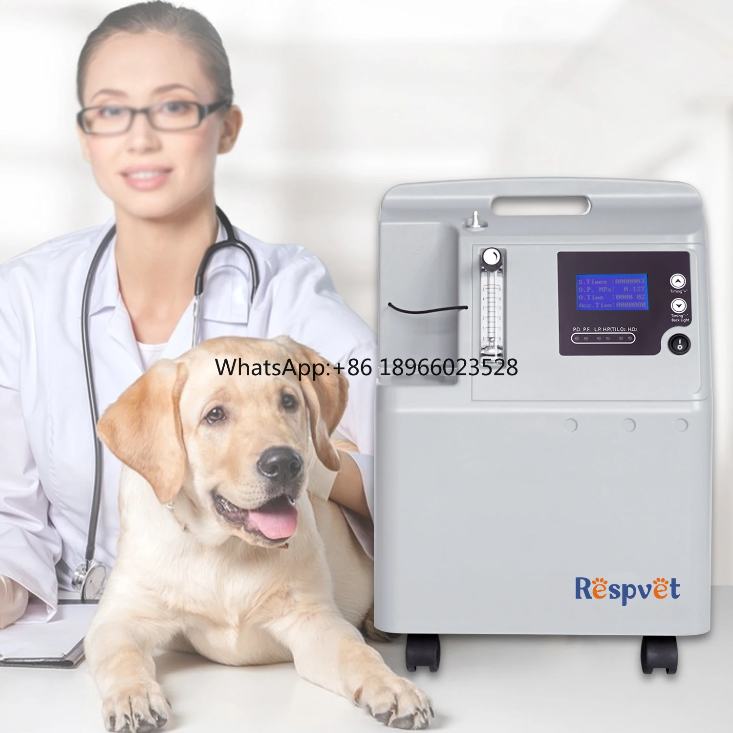 Medical Grade Veterinary Oxygen Concentrator 5L Oxygen Machine For Dogs Cats