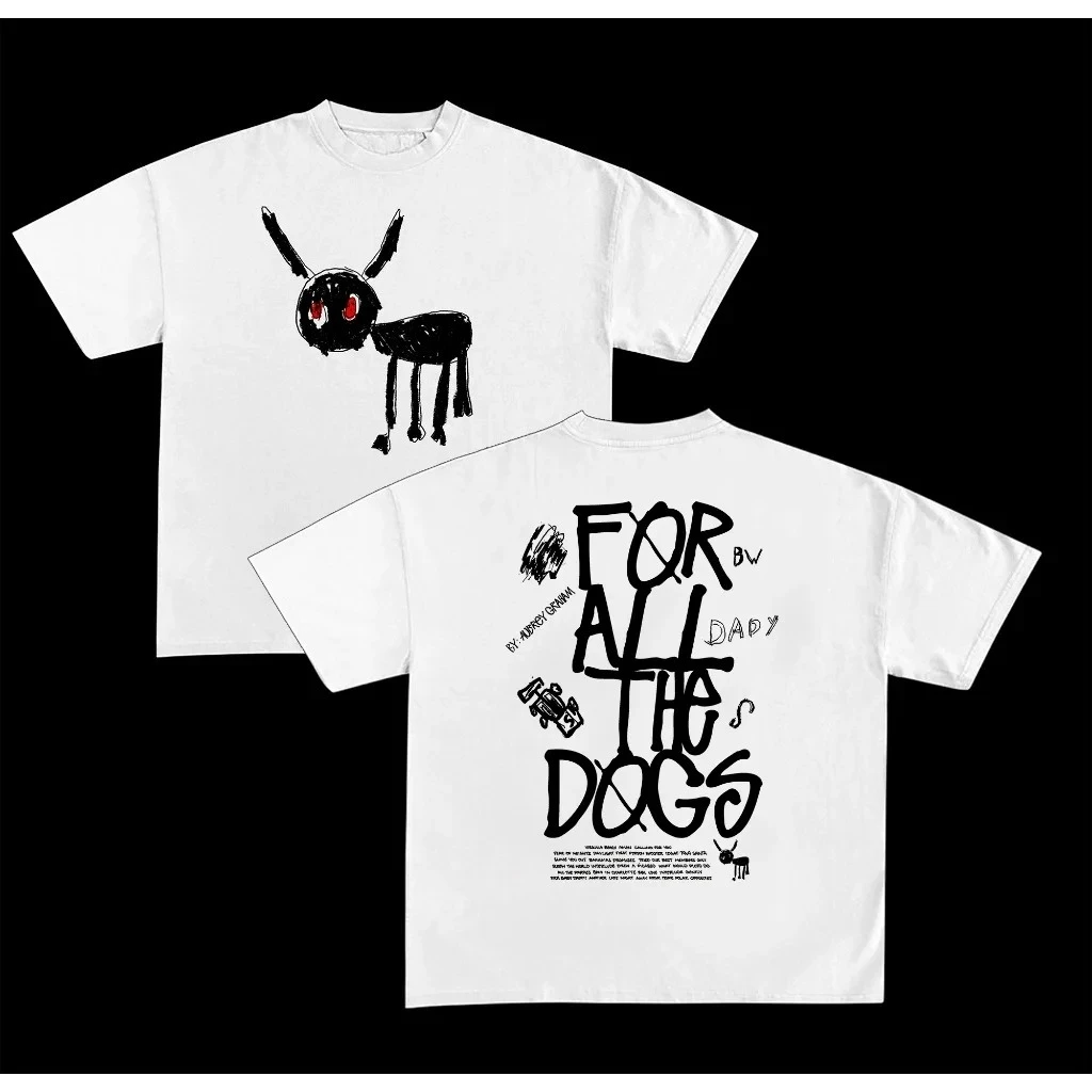 

Drake Summer Street Hype Culture T-Shirt CLB Album Boy Lover Men's American Hip Hop Rock Short Sleeve Men Women Street Tops