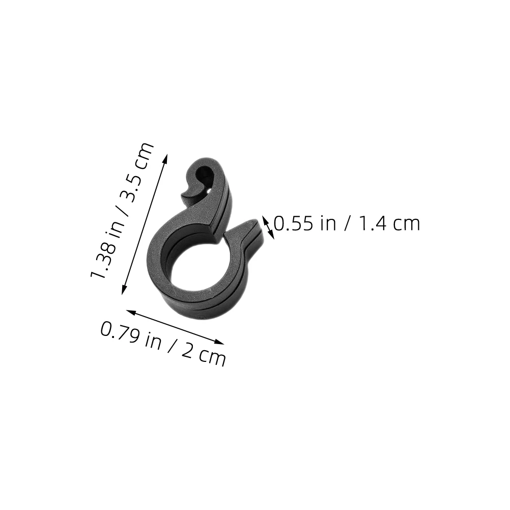 

100pcs Irrigation Pipe Clamp Hook Drip Tube Fixing Clips Plastic Hose Clamps Garden Tubing Holders Easy Install Durable