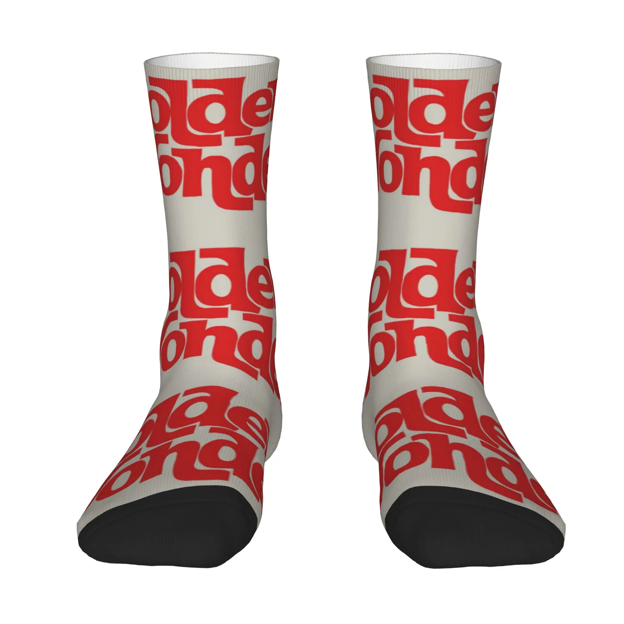 1 Pair Funny Sock Golden Wonder Logo Hip Hop Quality Pattern Printed Men Crew Socks Novelty Men's Socks