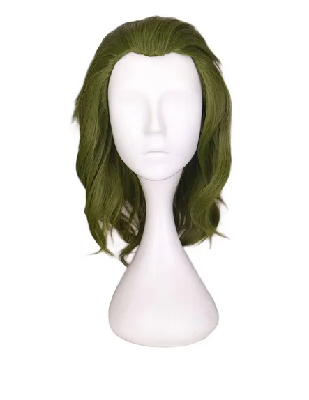 Joker Cosplay Green Wig Cosplay Mens Green Wig Fluffy Wig Joker Costume Clown Wig High Temperature Fiber Hair Wigs anime