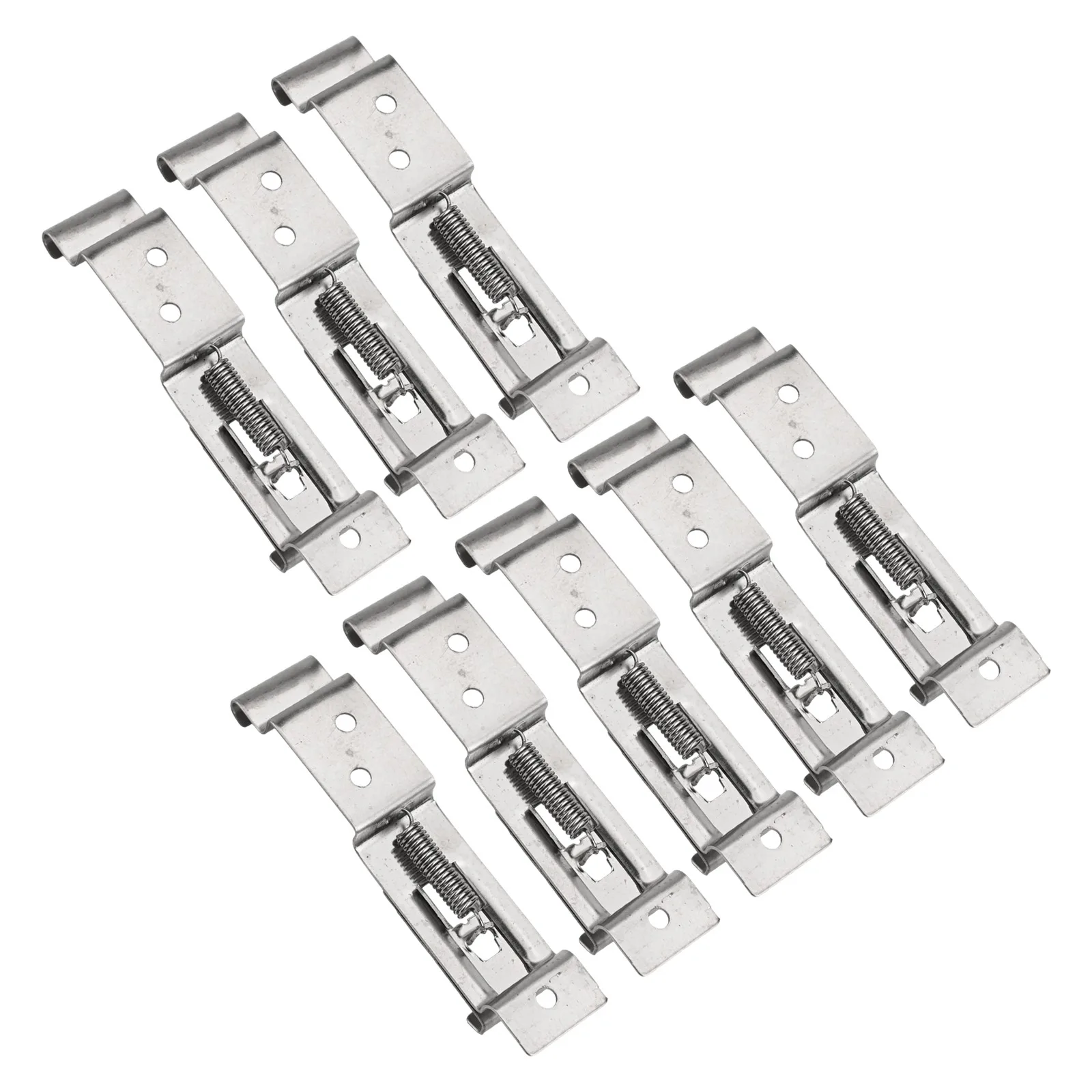 Sleek Design Stainless Steel Licenses Plates Holders Set of 8 Compatible with Various Vehicle Types Including Trailers