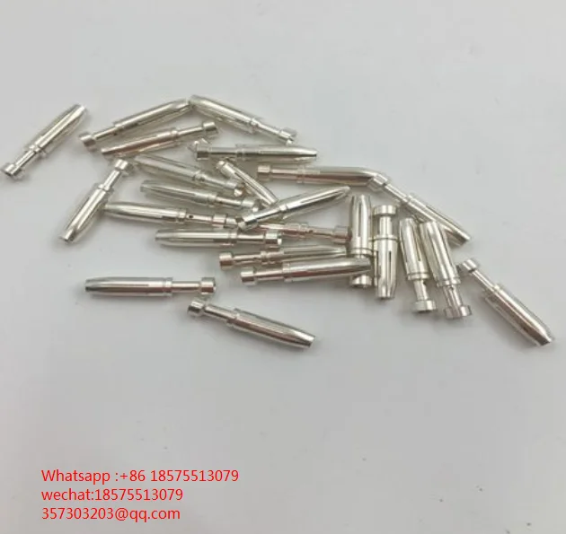 

For Harting 09330006205 HAN E BU-C Silver Plated Insert Needle Silver Plated Cold Press Needle 100pcs/pack 1 Piece