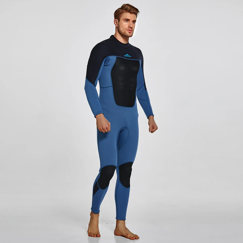 3mm Neoprene Wetsuit Men Swumsuit Surfing Swimming Scuba Diving Wet Suit Swimsuit Full Bodysuit Water Sports Equipment