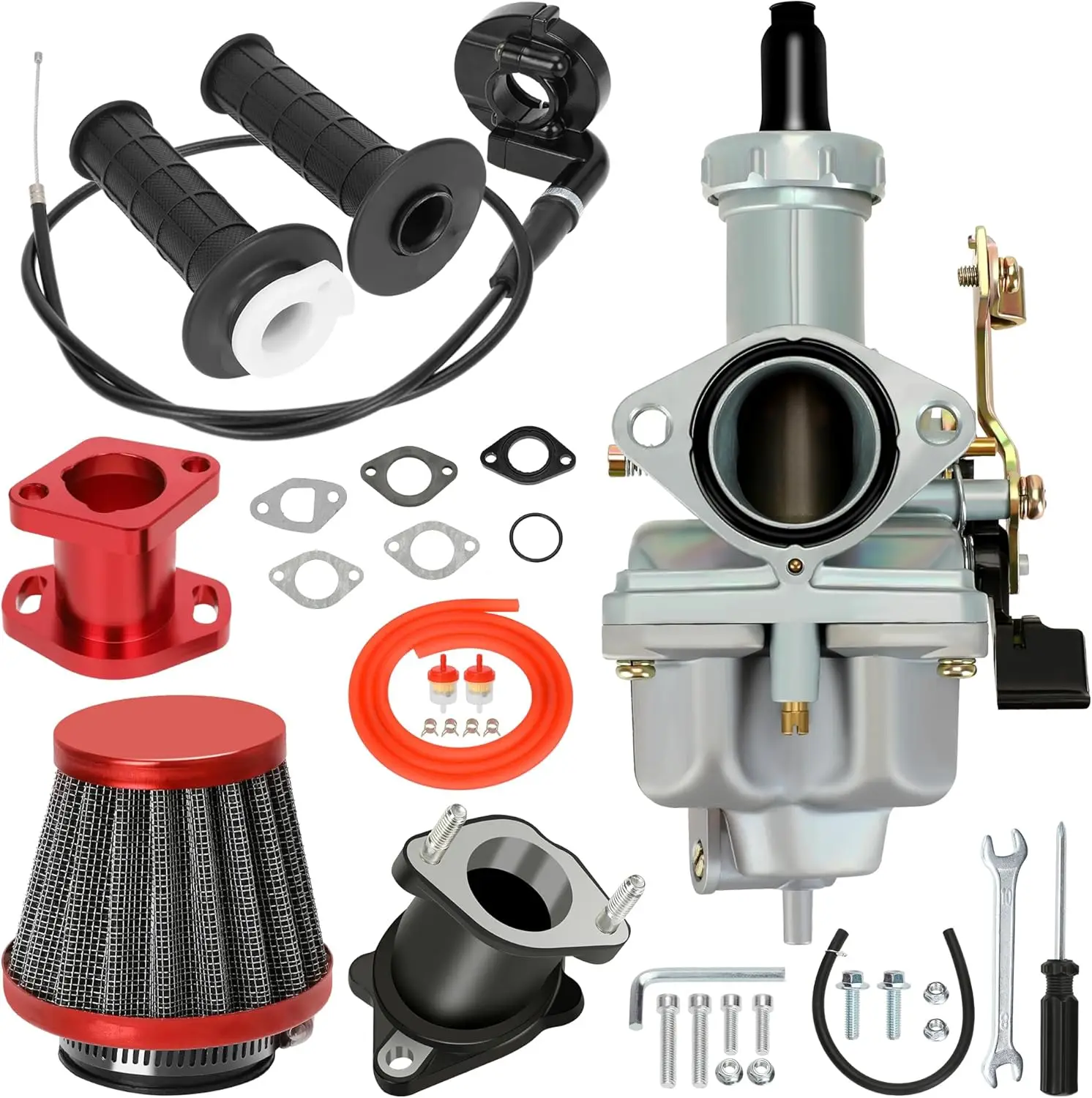 

PZ27 Carburetor Kit for Predator 212cc TaoTao CG 125cc 150cc 250cc Engine XR100 ATV Dirt Pit Bike Baja Mini Bike Go Kart Parts
