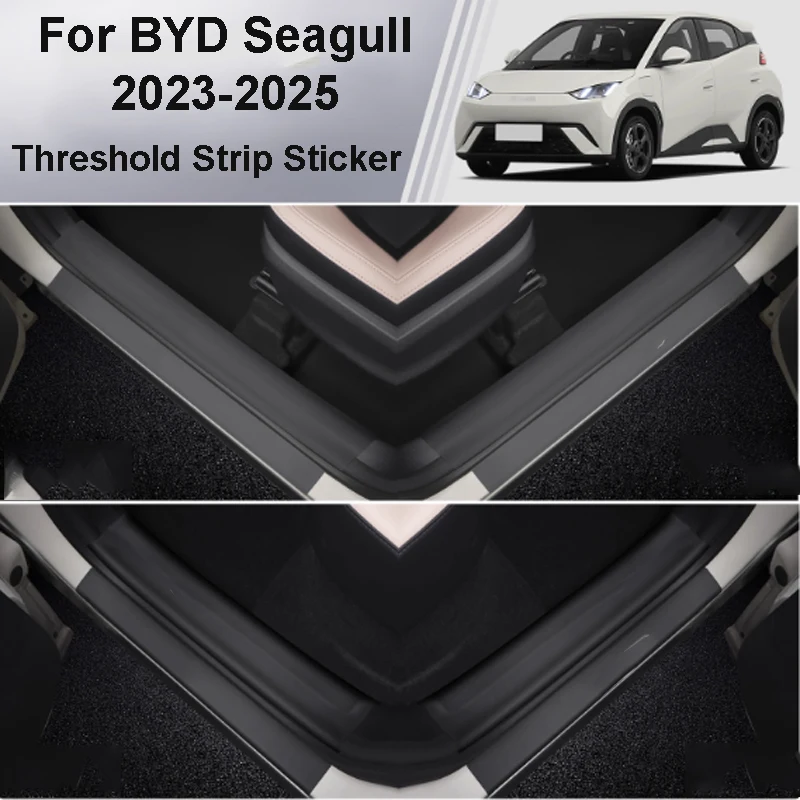 

Threshold Anti Kick Anti Scratch Protection Strip for BYD Seagull 2023-2025 Car Interior Accessories Welcome Pedal Sticker