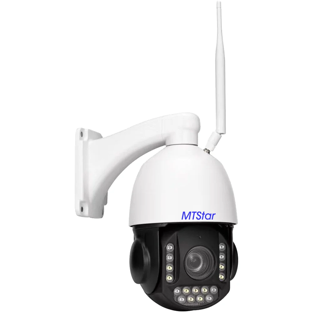 MTStar 4K 8MP Uitra HD IP PTZ  WIFI Human tracking 360° 30x Zoom  IR 150M Color Night Vision Security Camera