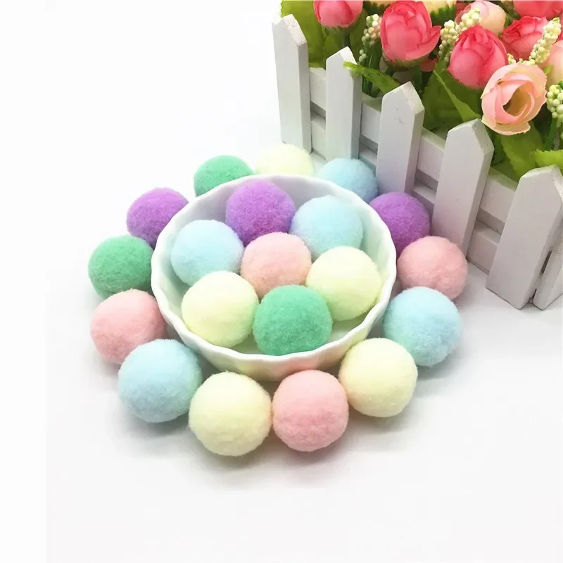 50g 8-30mm Mix Size Ponpones Colorful Pompoms Soft Balls Pom Poms for Kids Toys Wedding Party Decoration DIY Accessories