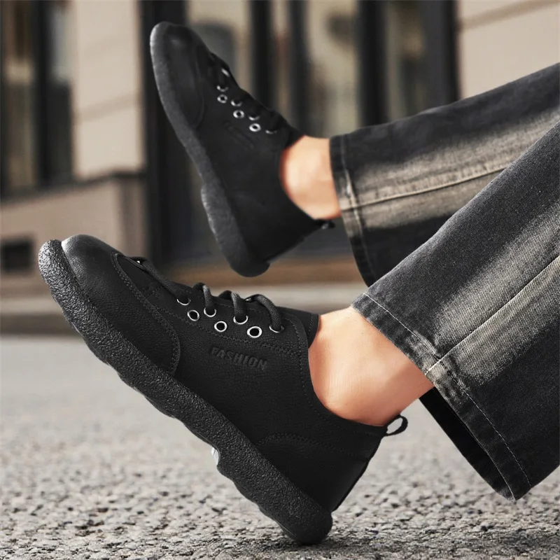 666 حذاء بروغ كاجوال، أحذية رجالية للعمل كسول، أحذية جلدية متعددة الاستخدامات