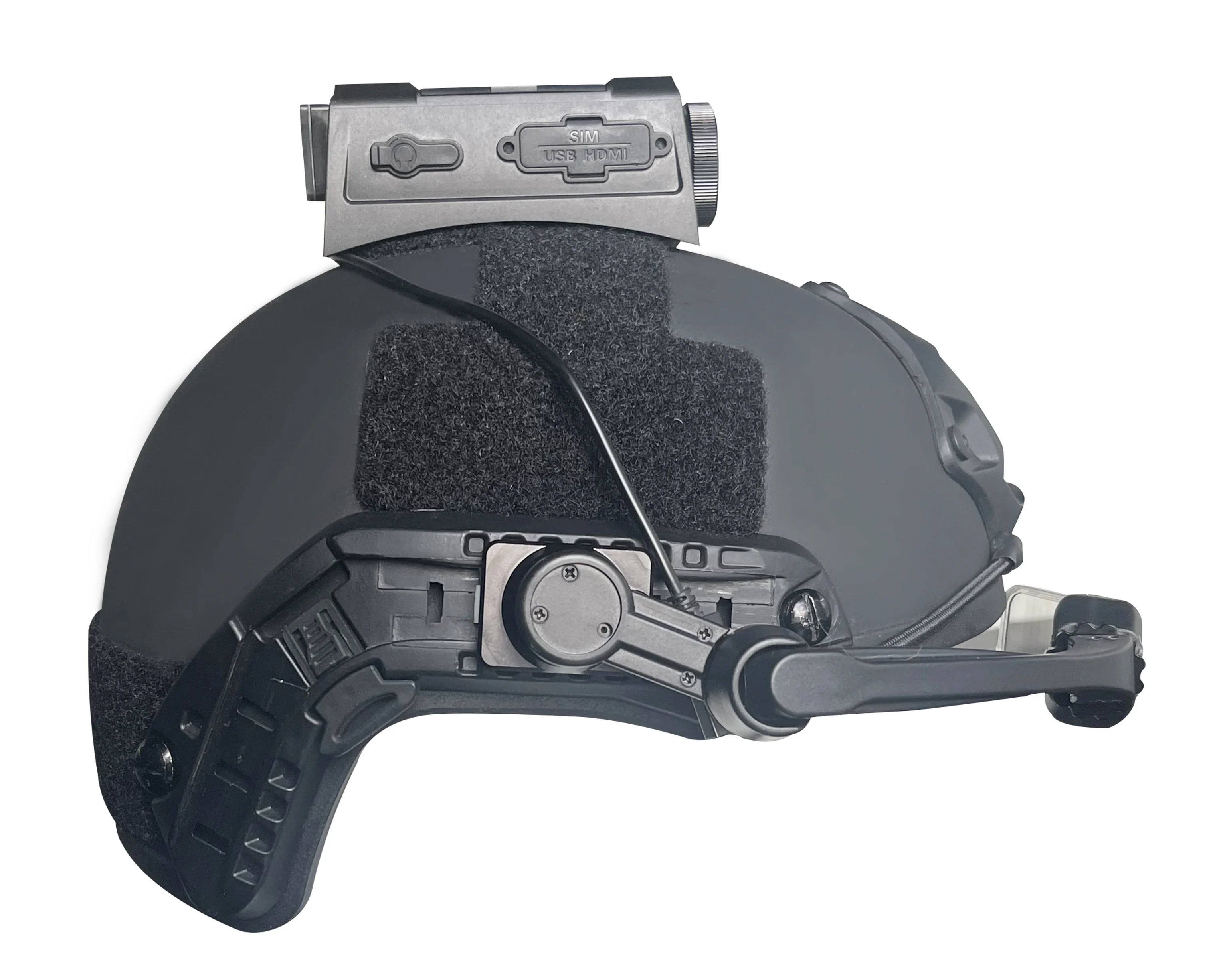 Factory price4G WIFI Tactically-designed daylight & IR security helmet cameras live streaming GPS Tracker for sale