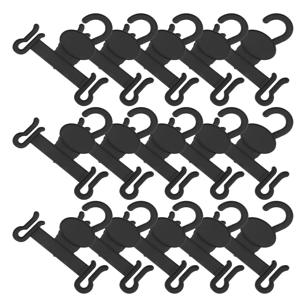 

30 Pcs Hooks Shoe Rack Hanger Display Plastic Space Plastic Slippers Display Hanger Saving Closet Storage Shoes HOLDER