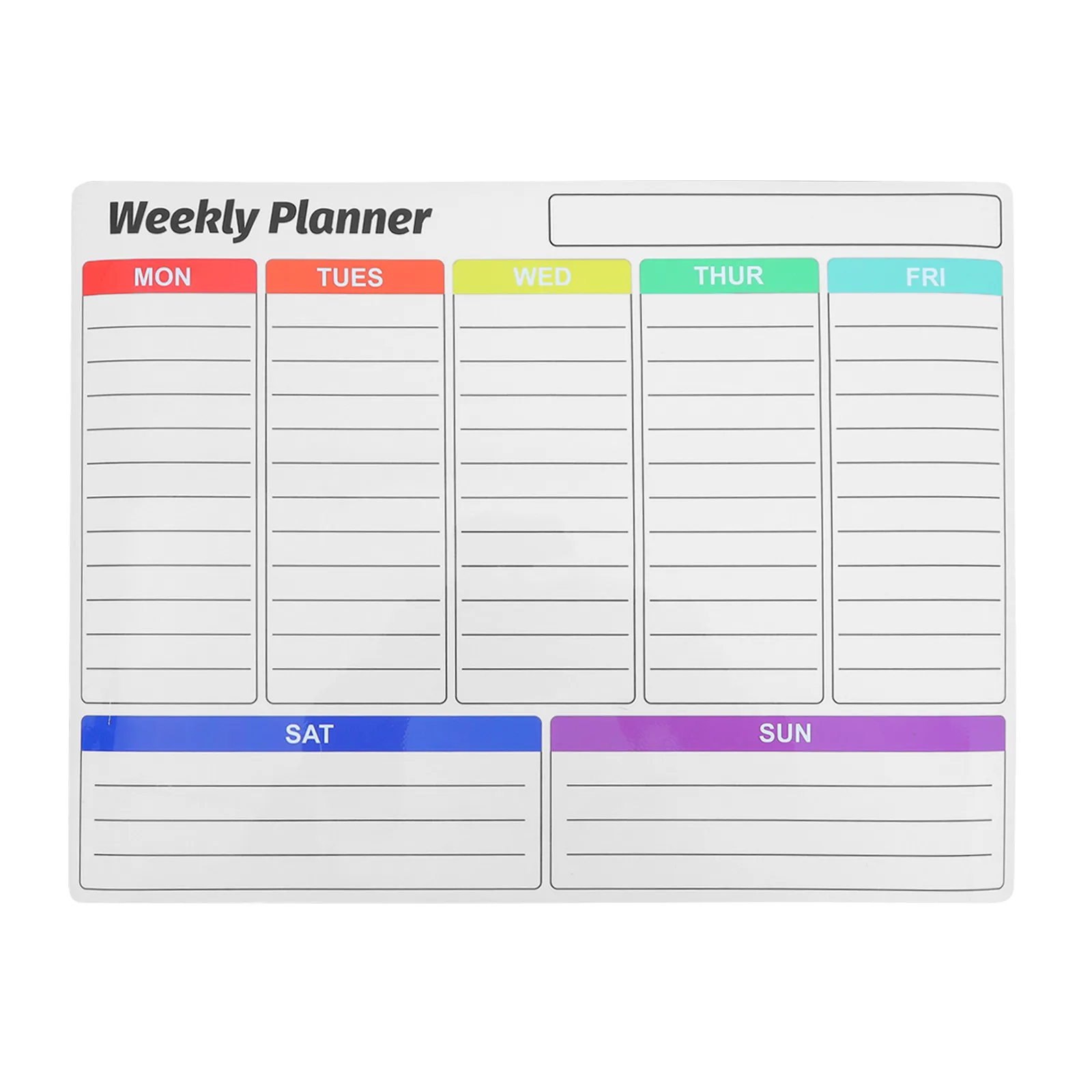 Dry Erase Whiteboard Calendar Sticker Self Adhesive Weekly Planner 12x16 Removable Dry Erase Board Wall Decal Home Office