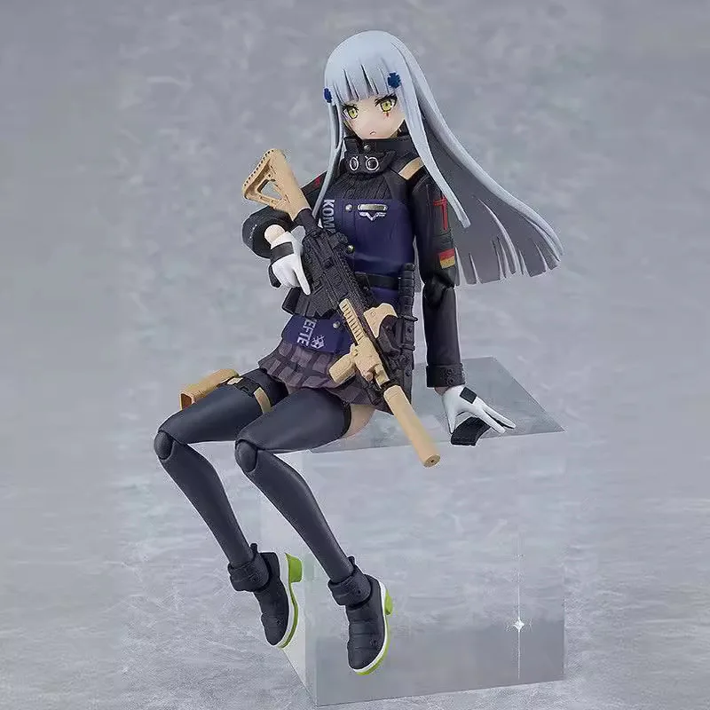 

Коллекционная подвижная фигурка Wolf Clan Anime Figma 573 HK416 для фанатов Girls Frontline, модель для демонстрации