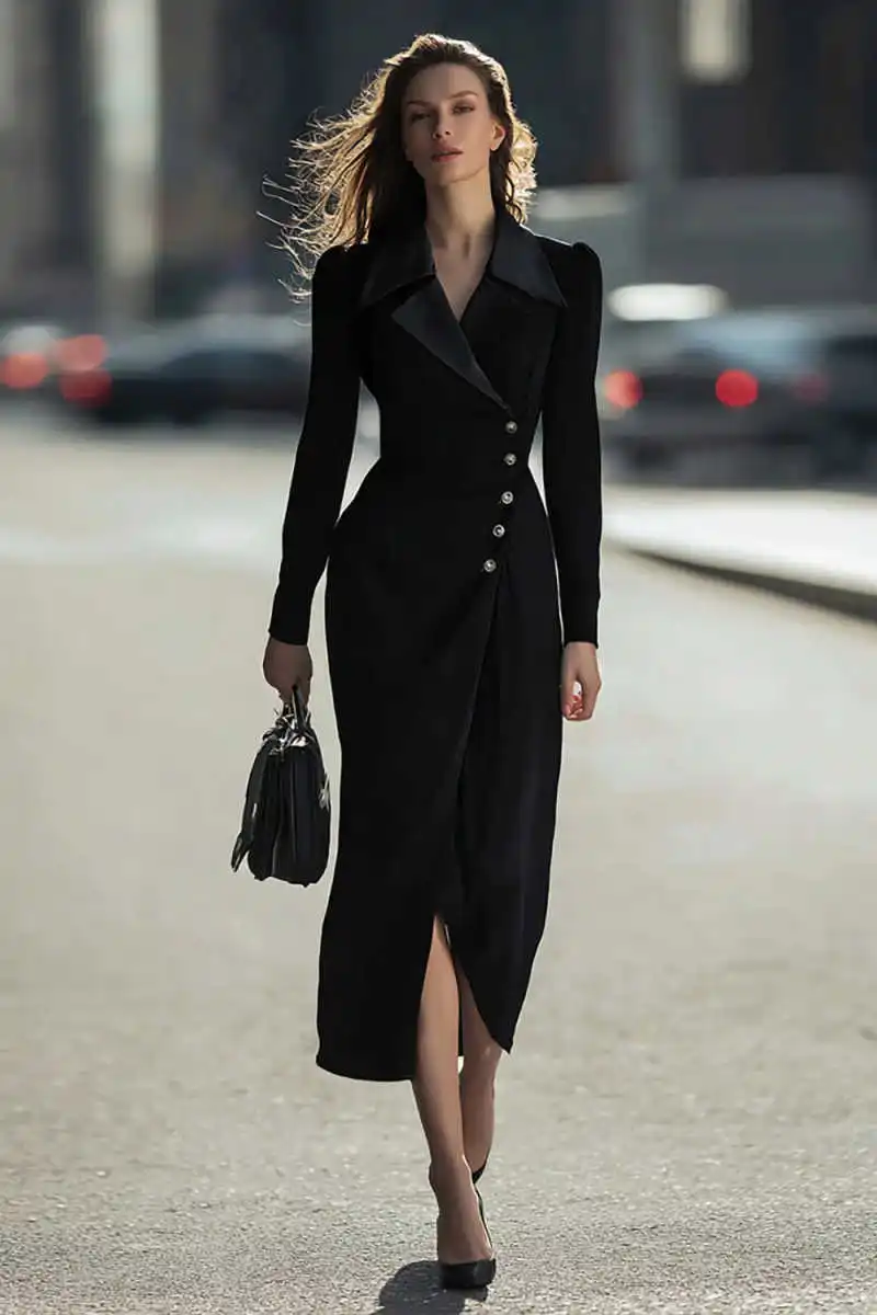 Simple Women Suits Single-Breasted Long Jacket Formal Prom Daily Casual Lady Wear Gown 1 Pieces Customized