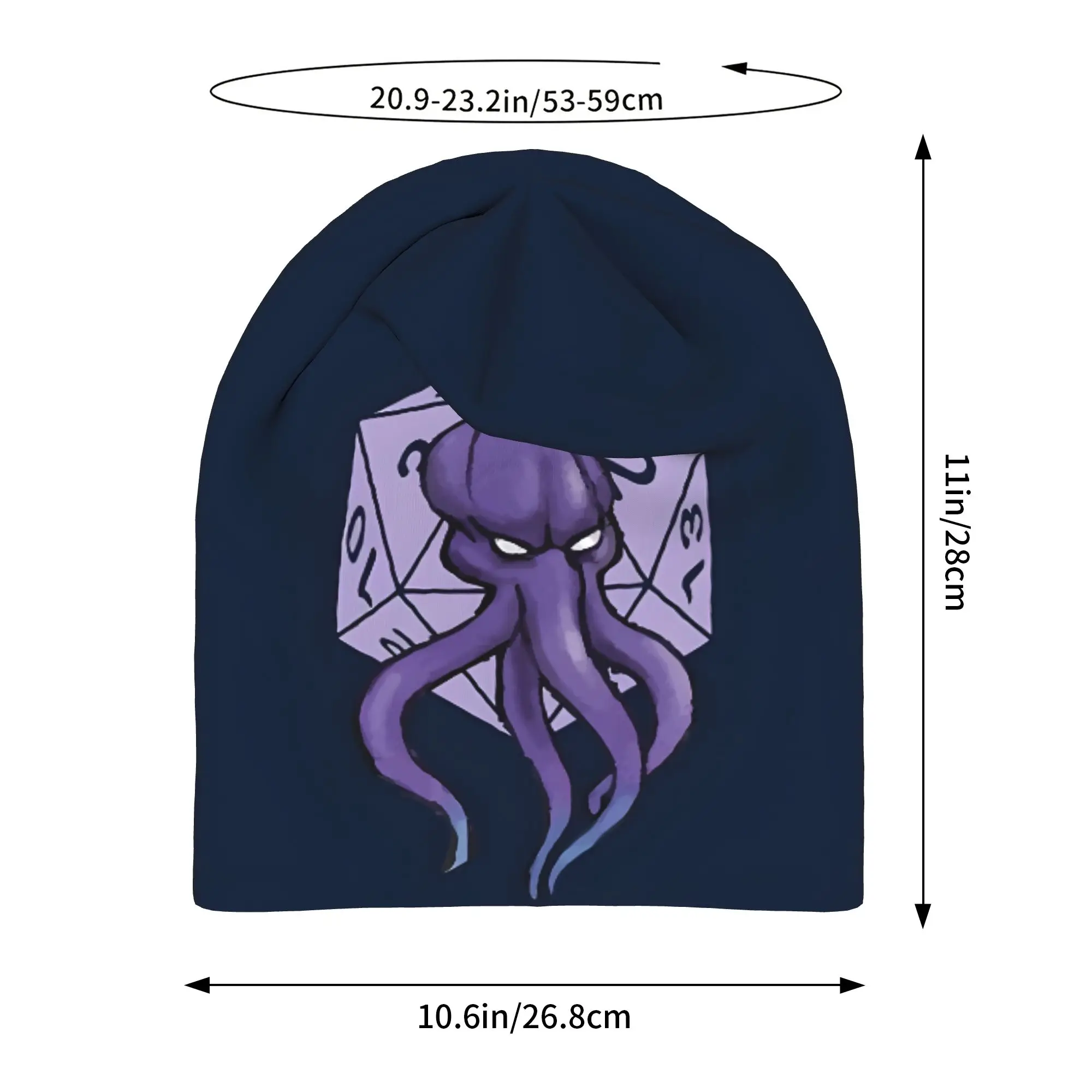 Autumn Styles Bonnet  Baldur Gate Unisex Thin Hat The Absolute Mind Flyer And D20 Ilithid Fall Cap Hip Hop Skullies Beanies Caps
