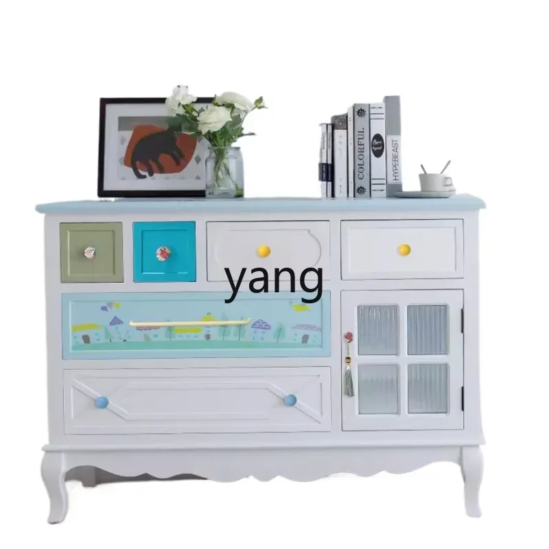 LH modern girl heart chest cabinet dining side cabinet living room bedroom multi-pump storage locker