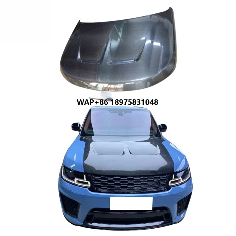 

2018-2020 SVR Style Carbon Fiber Engine Cover Hood for Range Rover Sport