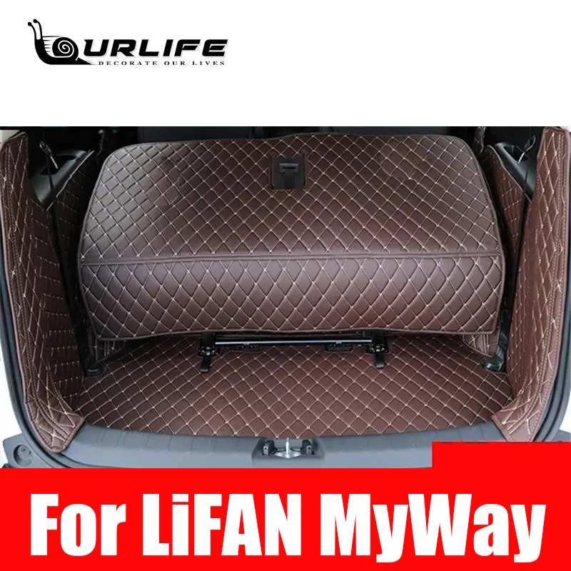 

For LI fan myway my way Accessories Car Boot Mat Rear Trunk Liner Cargo Leather Tray Protector Accessories Mats