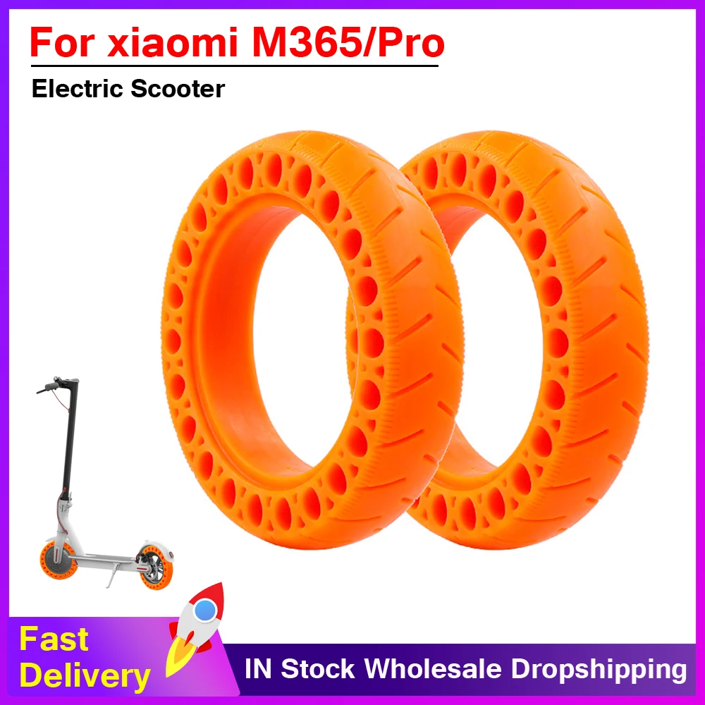 

For Xiaomi M365 Pro 1S Pro2 Electric Scooter Solid Tire 9.5" Honeycomb Shock Absorber Tyre Front Rear Replacement Solid Tires