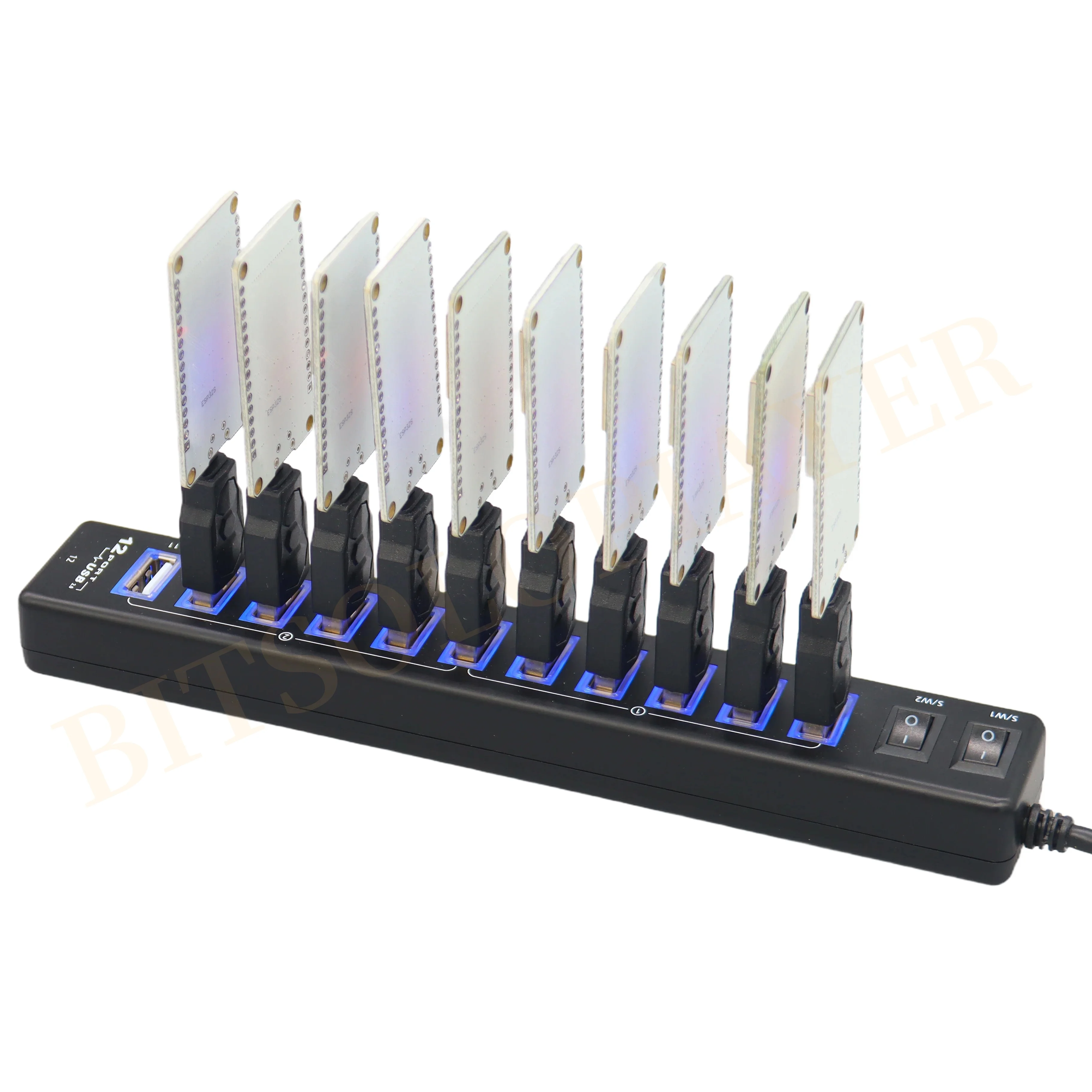 NerdMiner Hub 550kh/s Nerd Miner ESP32-WROOM 10 x USB Combo Kit