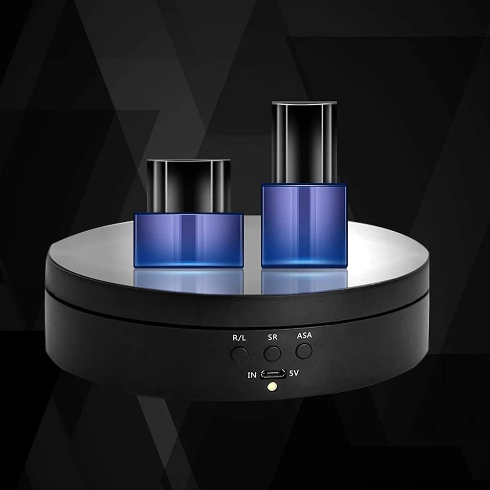 Rotating Display Stand Motorized Adjustable 2 4 6 Rotation 45 90 180 360 Degrees Jewelry Turntable Electric Motorized