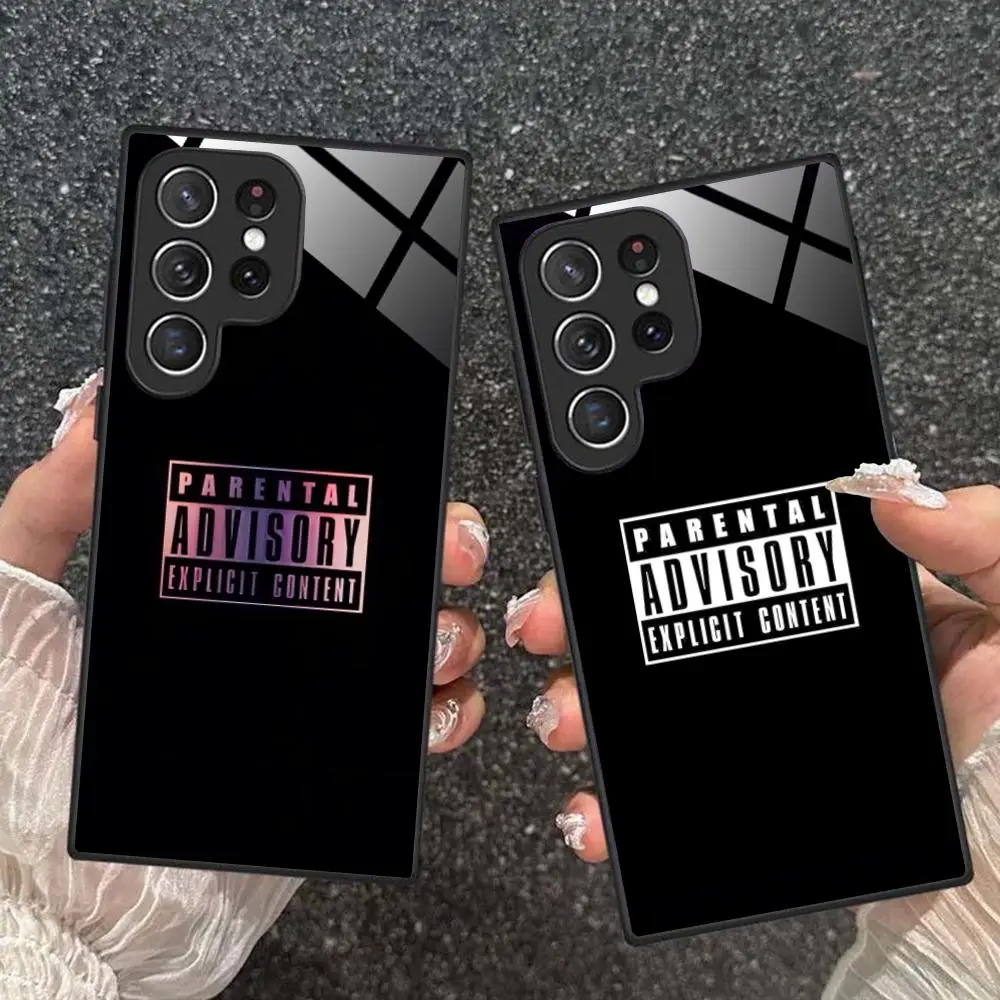 

Parental Advisory Phone Case for Samsung Galaxy A56 55 54 53 52 51 36 35 34 23 16 15 5G Glass Protective Cover