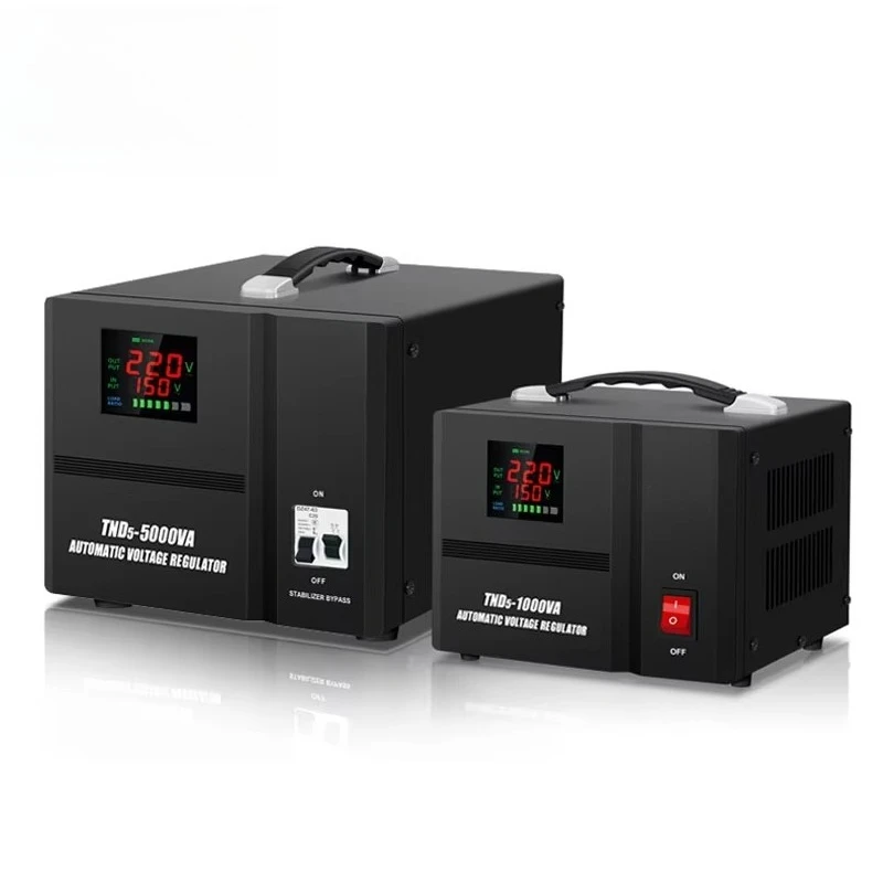 

2026 New High Efficiency Single Phase 1KVA 3KVA 5KVA Industrial Servo Motor AC Voltage Stabilizer For Various Electrical Equipme