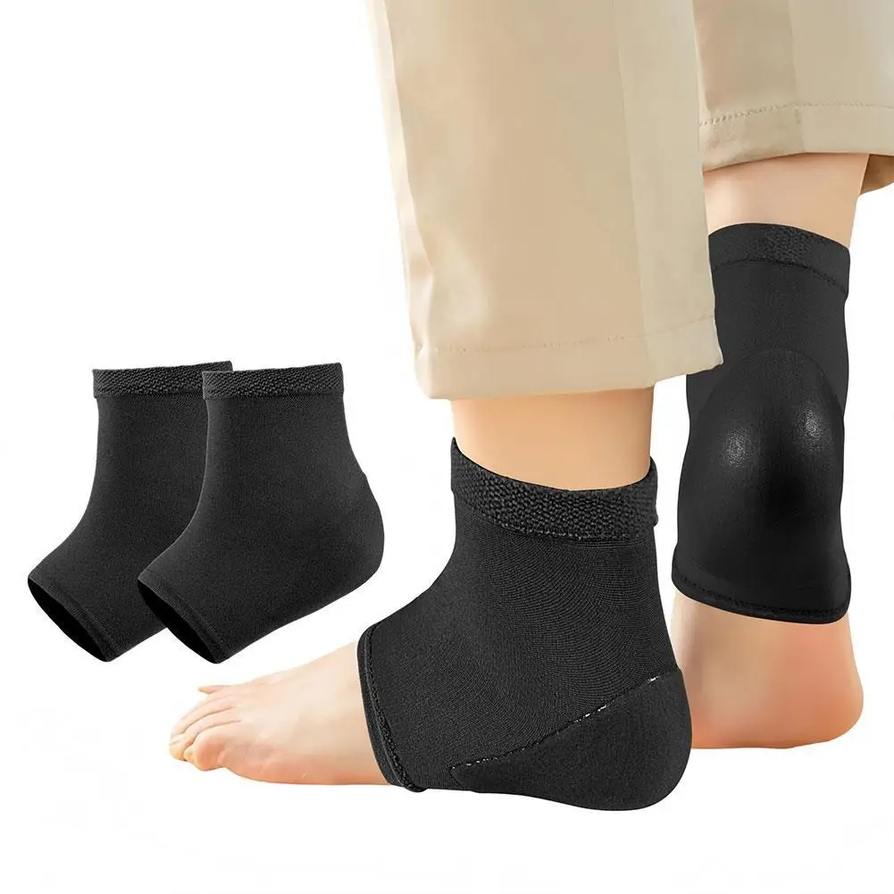 

1Pair Upgraded Silicon Socks Heel Protector Sleeve Heel Spur Pads Relief Plantar Feet Care Skin Repair Anti-crack Pad Half Socks