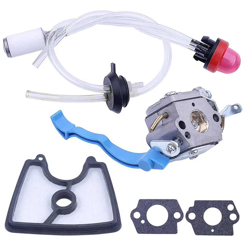 AB47-5X carburador com linha de filtro de combustível de ar tune para 125b 125bx 125bvx peças de soprador de folhas para zama C1Q-W37