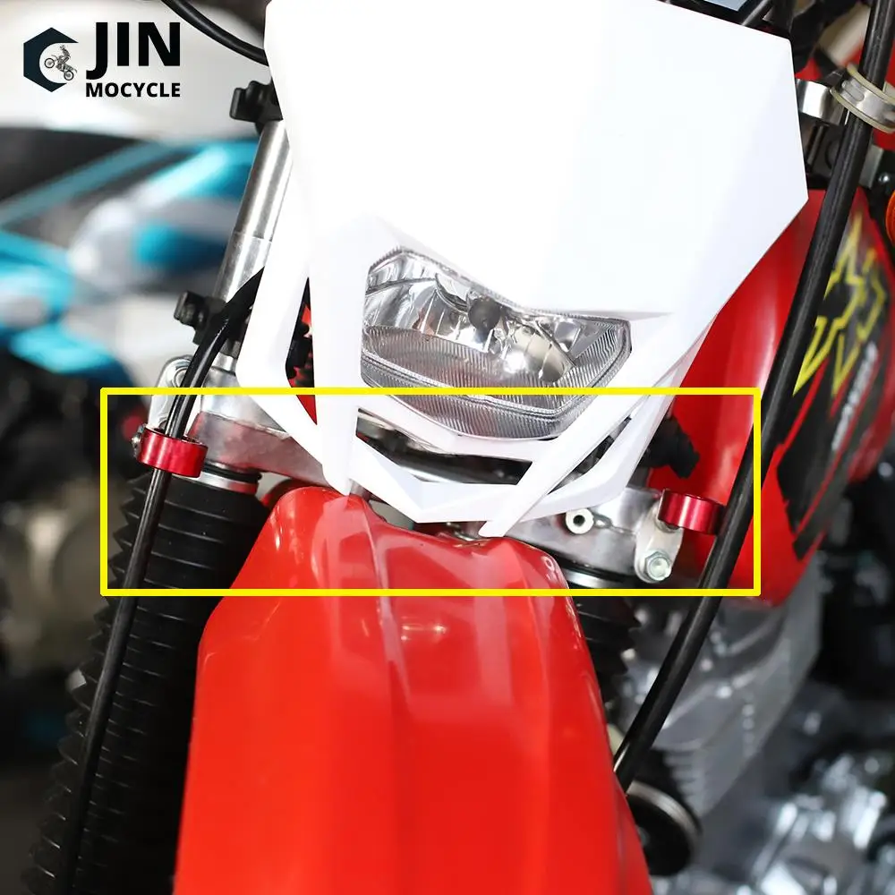

CNC Front Brake Hose Guide Spare Part Moto Oil Line Holder Cable Clamp Accessories For HONDA CRM 250AR XR 600R 400R XR 250R